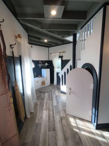 Magical Grandparents Built 350sqft Harry Potter Themed Playhouse for Grandchildren