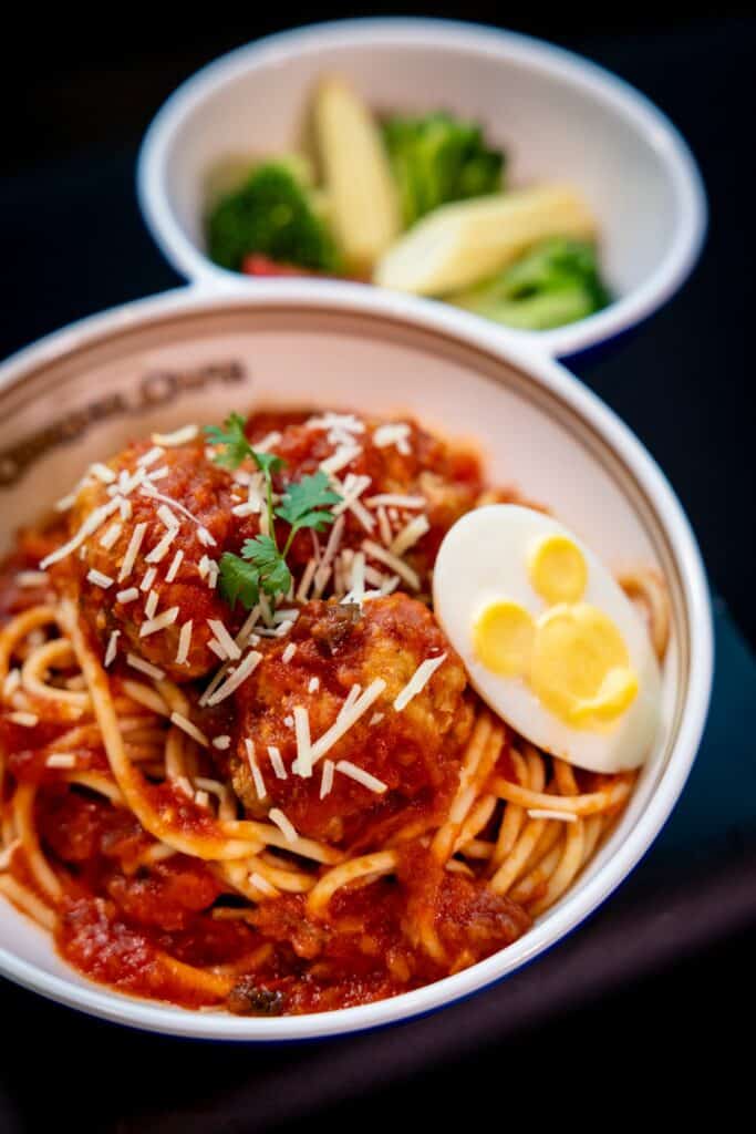 New Foods Coming to Hong Kong Disneyland this Month spaghetti