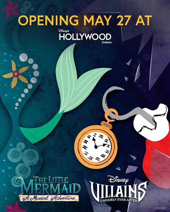 Cast Member Previews Announced for NEW Villains & Little Mermaid Shows at Disney's Hollywood Studios villianmermaidshows